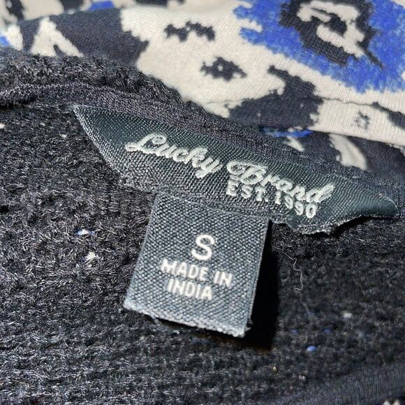 Lucky Brand crocheted yoke boho maxi dress women’s S - Picture 5 of 10